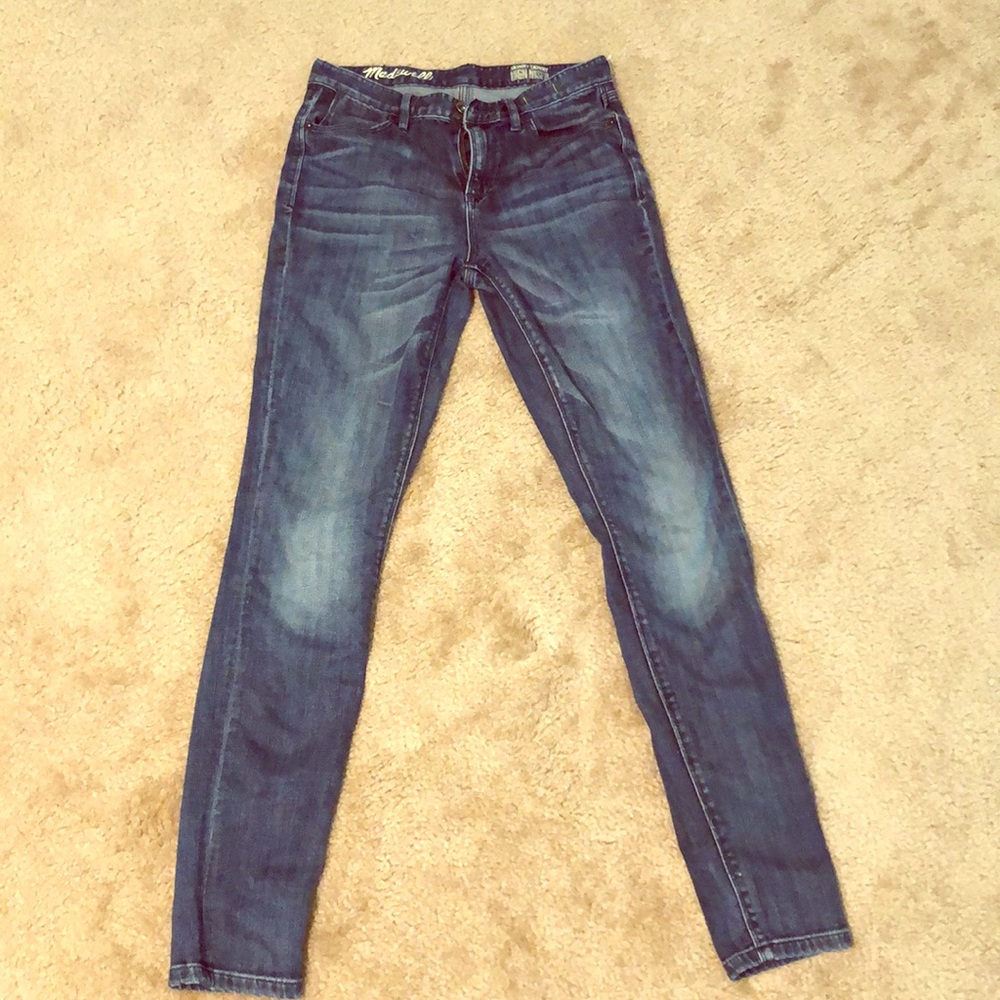 Madewell skinny skinny high riser